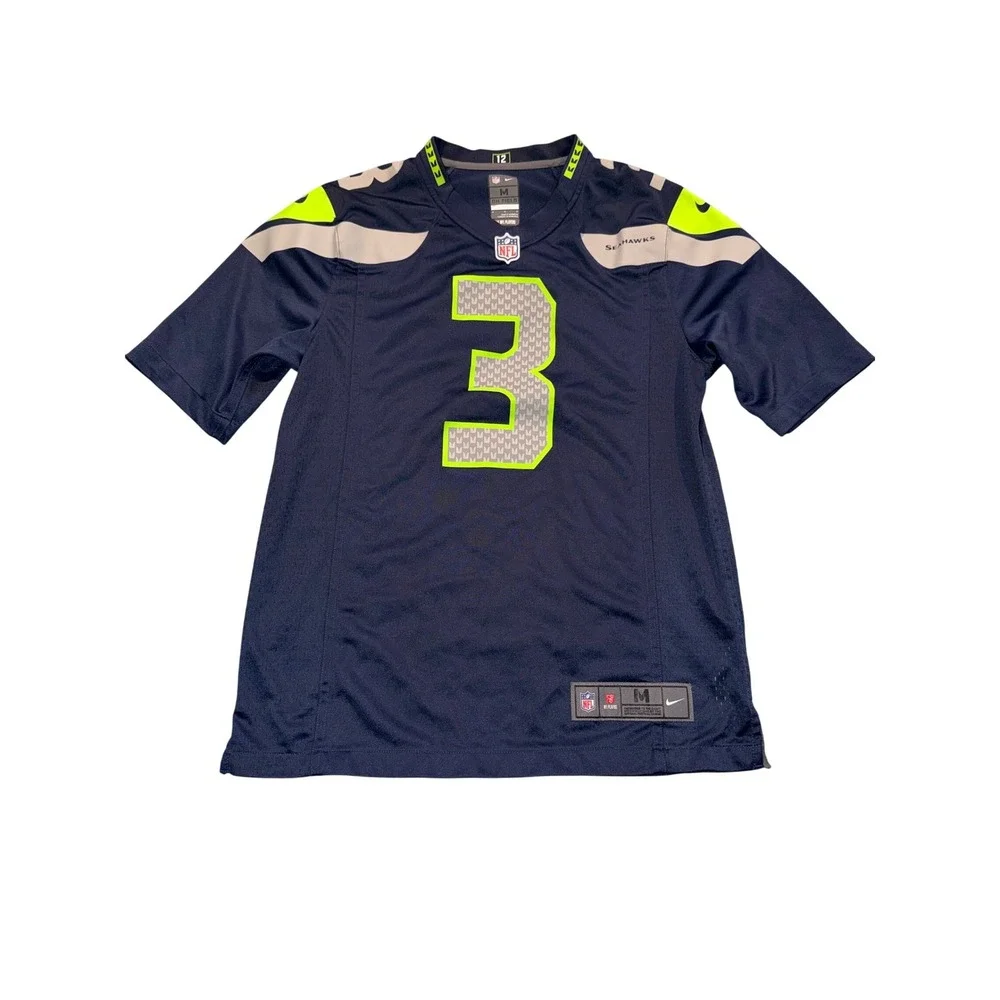 Seattle Seahawks Russell Wilson NFL Nike On Field Jersey Mens‎ Size Medium